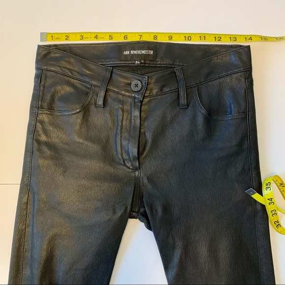 Ann Demeulemeester leather 4 pocket jeans - Picture 3 of 14